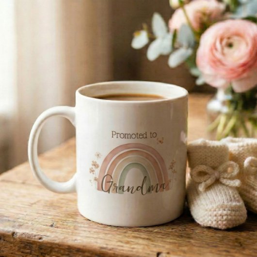 妊娠発表 祖母へのギフト コーヒーマグカップ