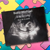 妊娠発表 赤ちゃんの超音波検査 オーダーメイド ジグソーパズル