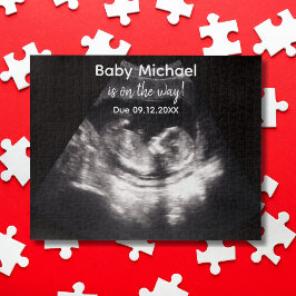 妊娠発表 赤ちゃんの超音波検査 オーダーメイド ジグソーパズル