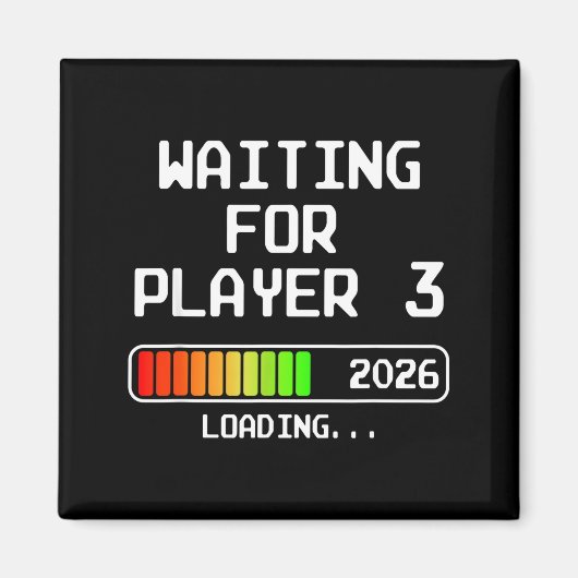 妊娠発表 2026 プレイヤー3待ち D マグネット (正面)