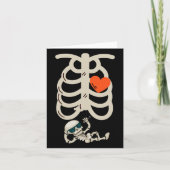 妊娠発表X線ハロウィン カード (正面)