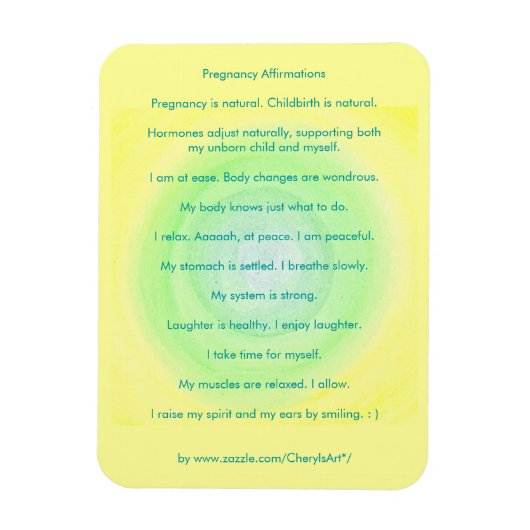 妊娠確認フレキシブル磁石 マグネット (縦)