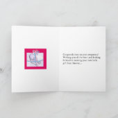 妊娠祝い カード (内部)