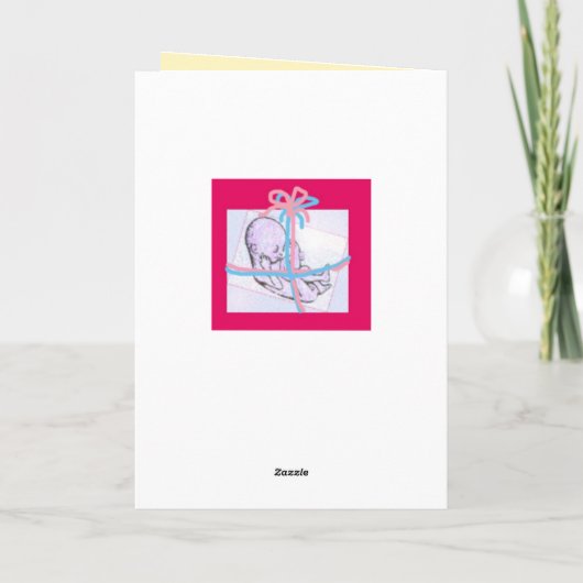 妊娠祝い カード (裏面)