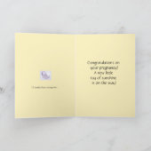 妊娠祝い カード (内部)