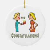 妊娠祝い セラミックオーナメント (裏面)