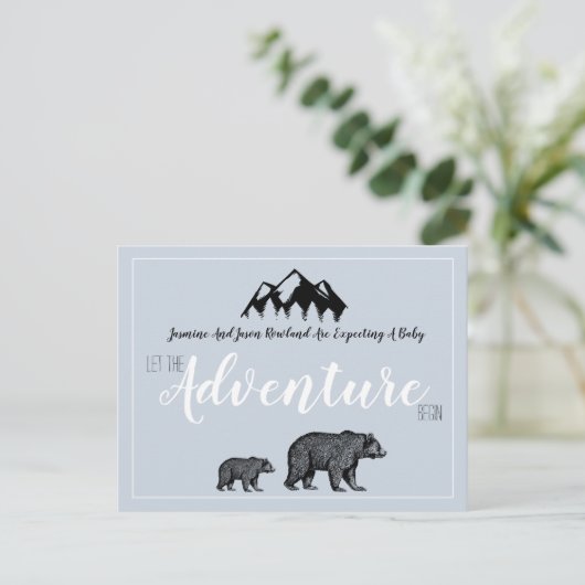 妊娠素朴待ちのベアーズアドベンチャー 案内ポストカード (スタンド正面)