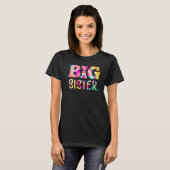 妊娠絞り染めすぐにSistになるビッグシスを促進 Tシャツ (正面フル)