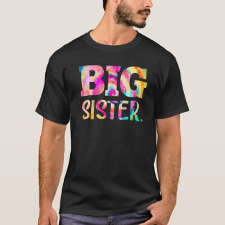 妊娠絞り染めすぐにSistになるビッグシスを促進 Tシャツ