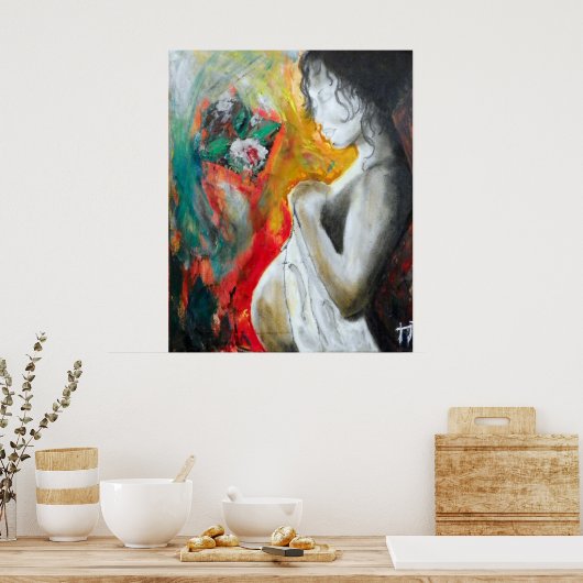 妊娠絵画の ポスター (キッチン)