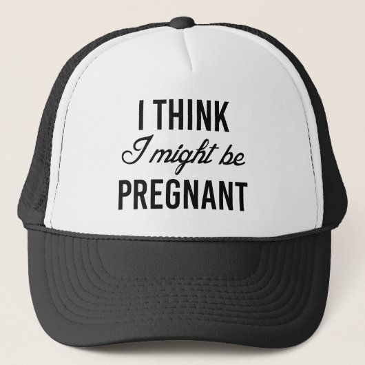 妊娠考えしているかもしれない キャップ (正面)