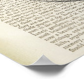 妊娠胎児子宮解剖学フローラOBGYN DECOR ポスター (角)