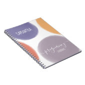 妊娠記パーソナライズされた録 ノートブック (右側)