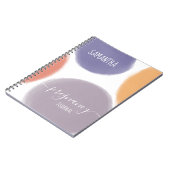 妊娠記パーソナライズされた録 ノートブック (左側)