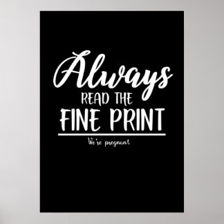 妊娠読発表素晴らしプリント ポスター