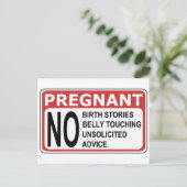 妊娠警告者 案内ポストカード (スタンド正面)