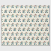 妊娠賛美母マリーギフトラップ – フローラ ラッピングペーパー (フラット)