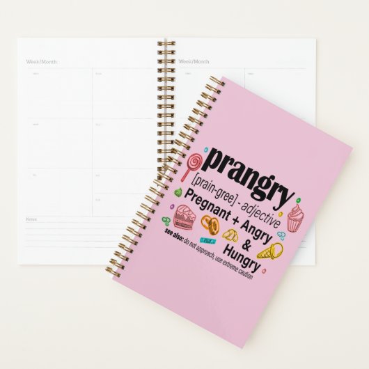 妊娠+お怒なかい=怒 プランナー手帳 (ディスプレー)