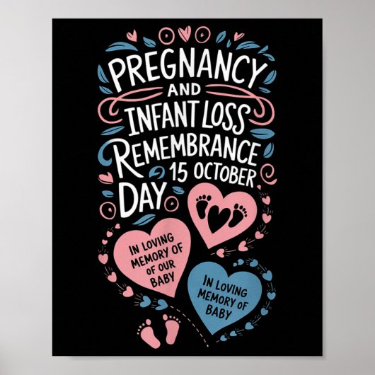 妊娠・乳児喪失記念日メモリアル ポスター (正面)