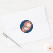 妊娠 – 妊娠 ラウンドシール (封筒)