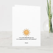 妊娠 - 妊婦のための牛 カード (裏面)