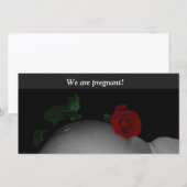 妊娠 案内状 (正面/裏面)