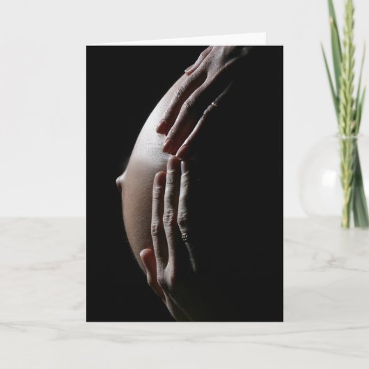 妊娠 案内状 (正面)