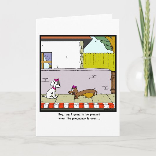 妊娠 案内状 (正面)