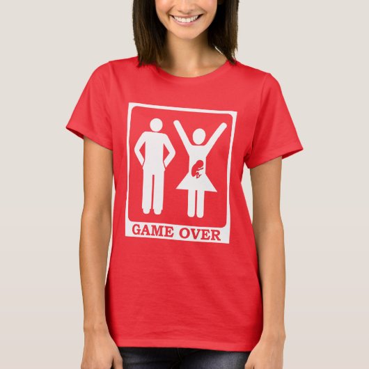 妊娠 Tシャツ (正面)