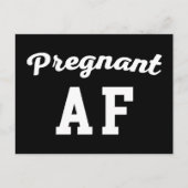 妊娠AFおもしろい引用文 ポストカード (正面)