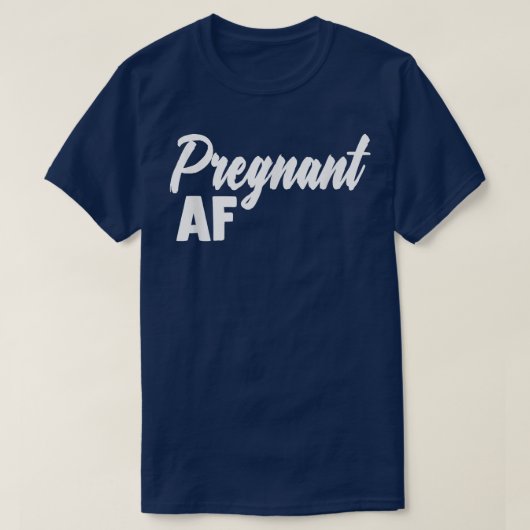 妊娠AFママ妊娠告知Tシャツ Tシャツ (デザイン正面)