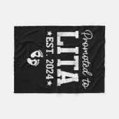 妊娠Baのためにリータ2024に昇進した フリースブランケット (正面(横))