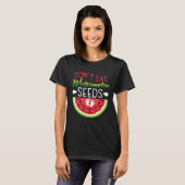妊婦さんへ スイカの種を食べないで Tシャツ (正面フル)