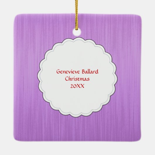 妊婦のでカスタムでパーソナライズな一流の日付があるお母さん セラミックオーナメント (裏面)