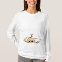 妊婦のなワイシャツの"ママ、私はほしいです! 男の赤ちゃん Tシャツ