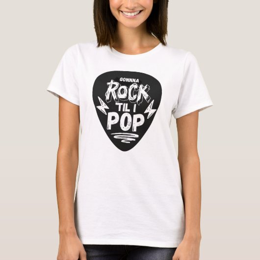 妊婦のデザインTシャツ Tシャツ (正面)