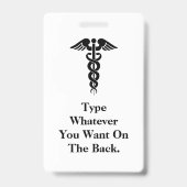 妊婦のナースベビーバカスタマイズッジ！ バッジ (裏面)