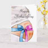 妊婦の母の日カード カード (黄色い花)