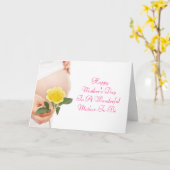 妊婦の母の日カード カード (黄色い花)