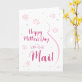妊婦の母の日カード カード (黄色い花)