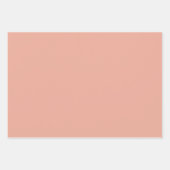 妊婦の赤ちゃん女の子ピンクの包装紙彼女 ラッピングペーパーシート (正面3)