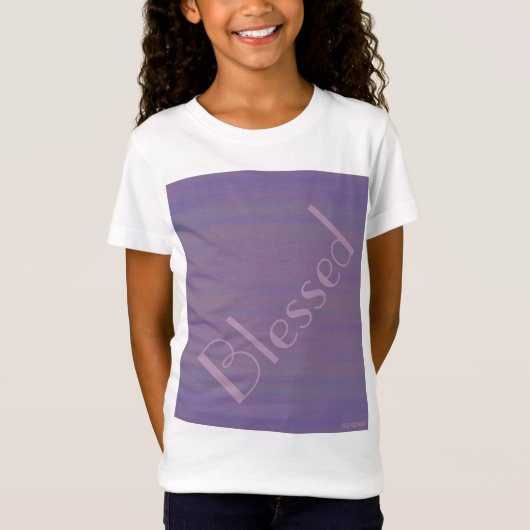 妊婦の長袖Tシャツ – 賛美 Tシャツ (正面)