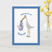 妊婦の離れベビー カード (黄色い花)