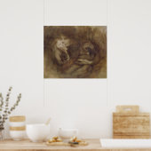 妊婦の 2 ポスター (キッチン)