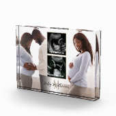 妊婦のKeepsake 4枚モノグラムイニシャル フォトブロック (右)