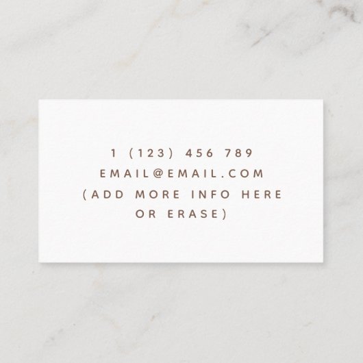 妊婦イラストレーション助産婦出産 名刺 (裏面)