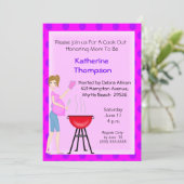 妊婦クックアウト招待状 招待状 (スタンド正面)