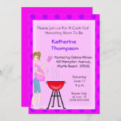 妊婦クックアウト招待状 招待状 (正面/裏面)