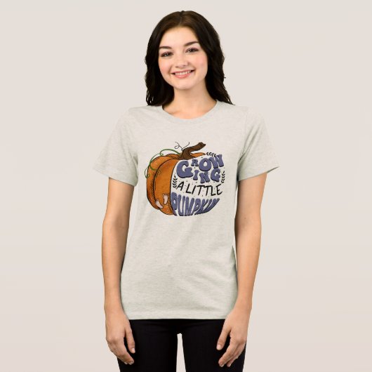 妊婦ハロウィーン トライブレンドTシャツ (正面全面)
