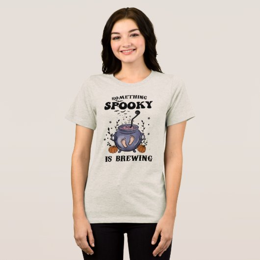 妊婦ハロウィーン トライブレンドＴシャツ (正面全面)